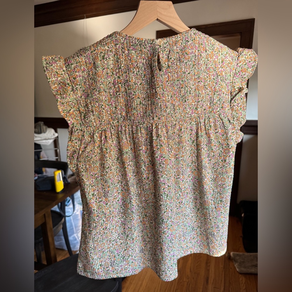 Harper Sage Women’s Kaleidoscope Blouse- Lavender Ochre - Picture 4 of 15